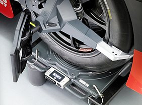 Radlastwaage RaceScales im Einsatz bei Team Rosberg