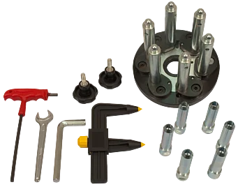 Spannflansch | für umgekehrte Felgen und ohne Mittenloch | 1 692 402 024 Spannflansch | für umgekehrte Felgen und ohne Mittenloch | 1 692 402 024