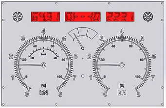 LCD-Anzeige-Set zum Aufrüsten von analogen Anzeigen ohne integriertes LCD | 1 691 601 025