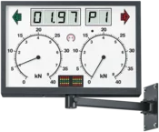 RAL 7016 | analog, rectangular | LCD, svivel arm, IR receiver | Display RAL 7016 | analog, rectangular | LCD, svivel arm, IR receiver | Display