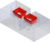 BD 6xxx / 1000 mm | with pit | Assembling case BD 6xxx / 1000 mm | with pit | Assembling case