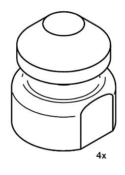Wandhalter für Messwertaufnehmer | für Easy3D+ | 1 690 701 507 Wandhalter für Messwertaufnehmer | für Easy3D+ | 1 690 701 507