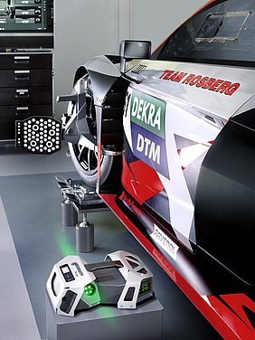 Unser innovatives Achsmessgerät Q.Lign in Aktion